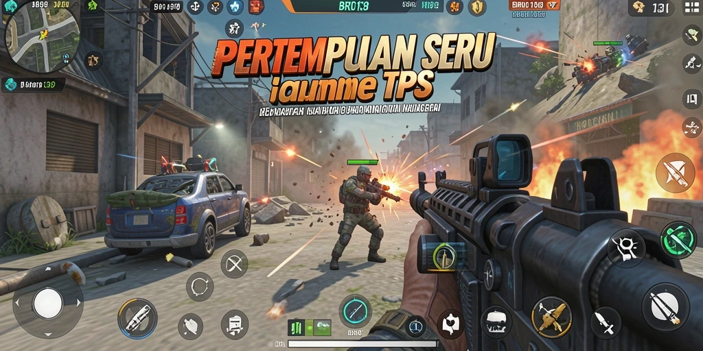 Tangkapan layar BRO138 menampilkan aksi tembak-tembakan yang seru dan gameplay yang intens.
