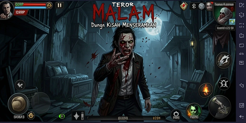 Gameplay menyeramkan dengan atmosfer mencekam dalam IDRRP.