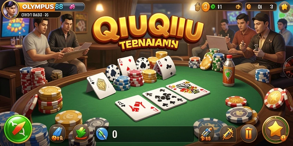 Tampilan gameplay OLYMPUS88 yang menarik dalam QiuQiu.