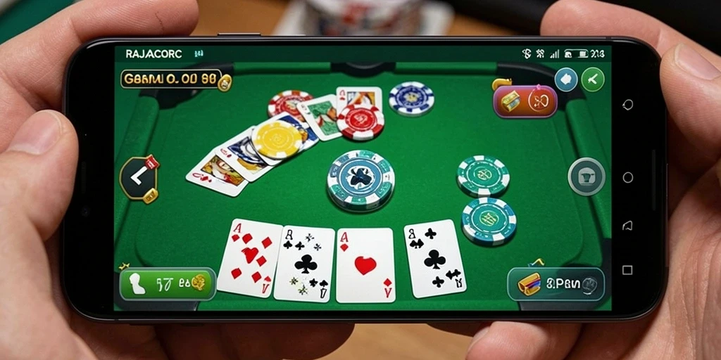 Tampilan gameplay seru dan interaktif dari RAJACORC.
